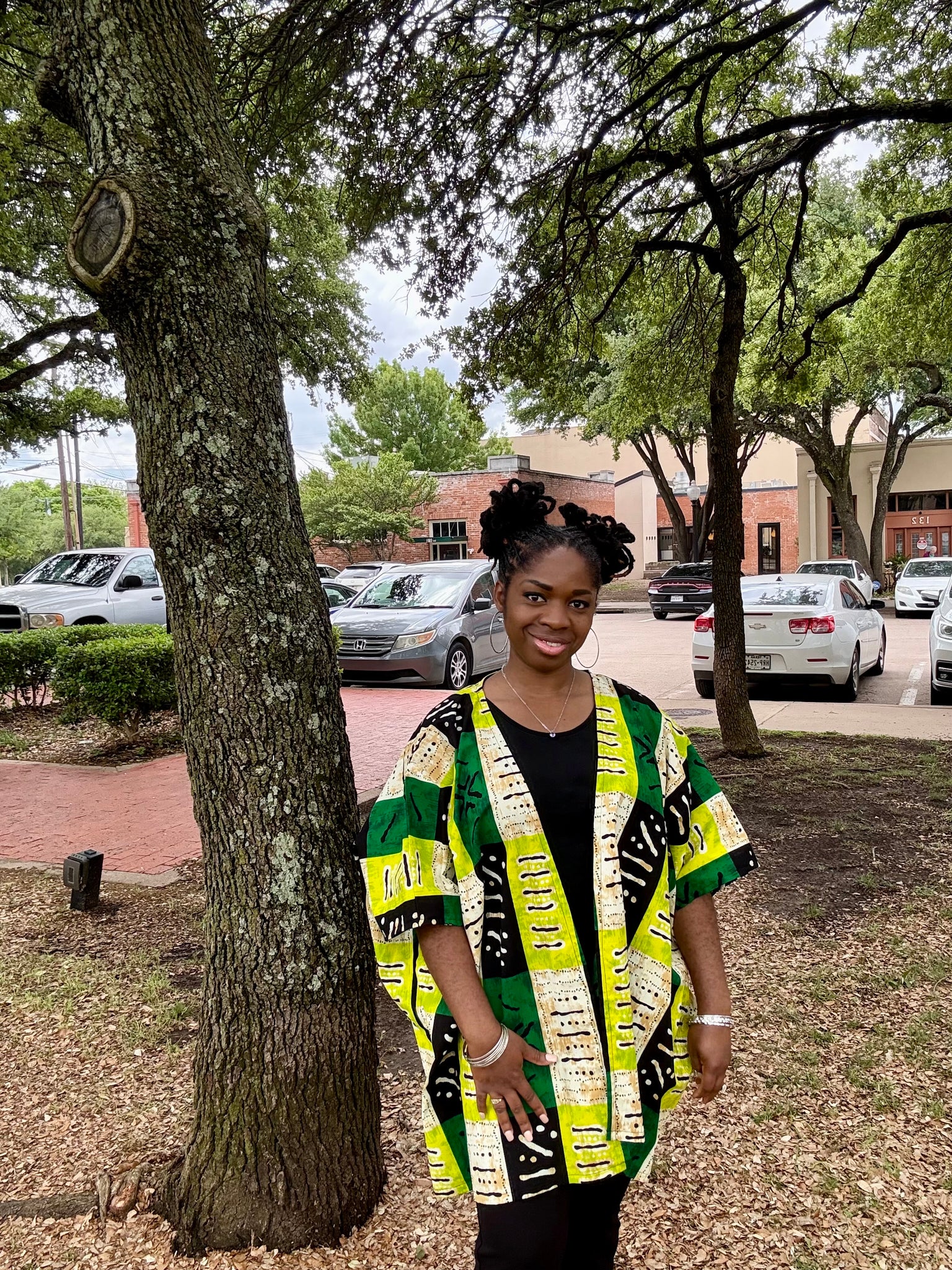 ONYE Vibrant African Print Kimono Jacket – Multicolor Ankara Open Front Duster