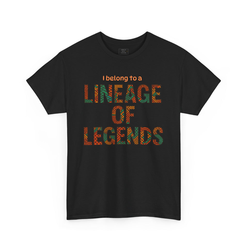 T-Shirt - Lineage of Legends Unisex Heavy Cotton Tee