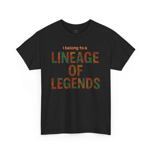 T-Shirt - Lineage of Legends Unisex Heavy Cotton Tee