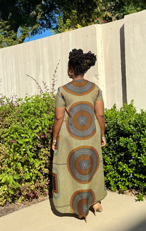 High-Low Ankara Dress – Bold African Style for Modern Women (Custom)