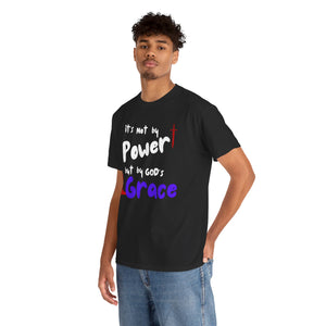 Faith-Inspired Unisex Tee: Power & Grace Shirt, Religious Apparel, Christian Gift, Inspirational T-Shirt, Casual Wear
