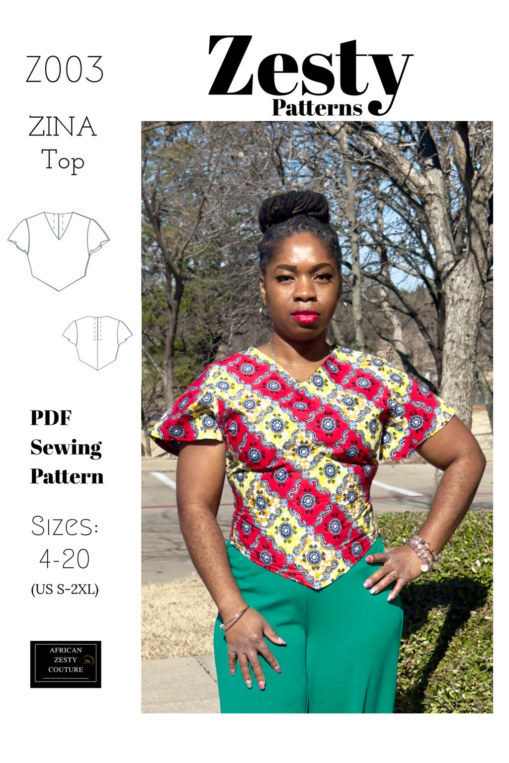 Zina Top Sewing Pattern