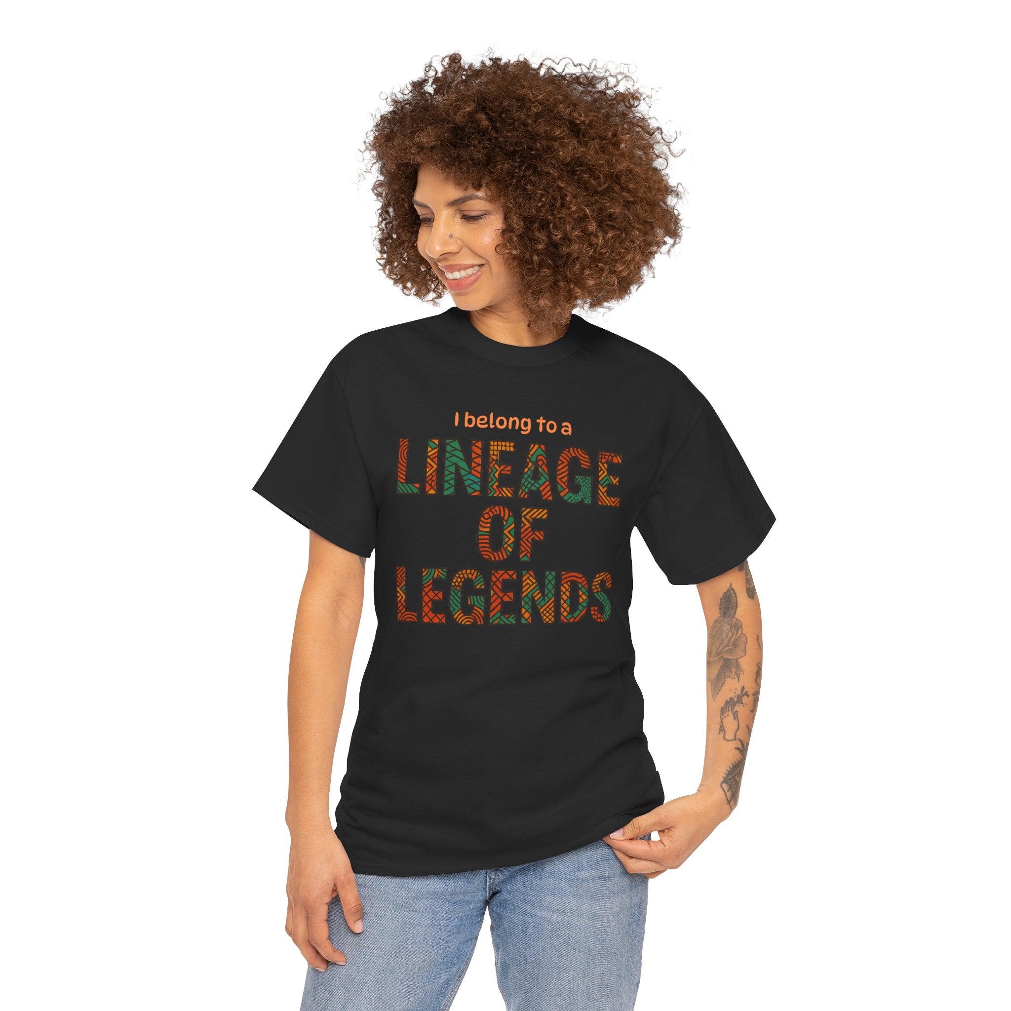 T-Shirt - Lineage of Legends Unisex Heavy Cotton Tee