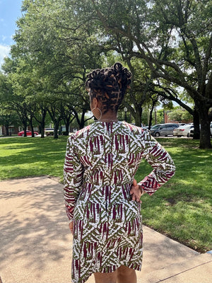 AMAKA Dress Sewing Pattern | PDF Download | Sizes 6–24 (US M–3XL) | Zesty Sewing Patterns