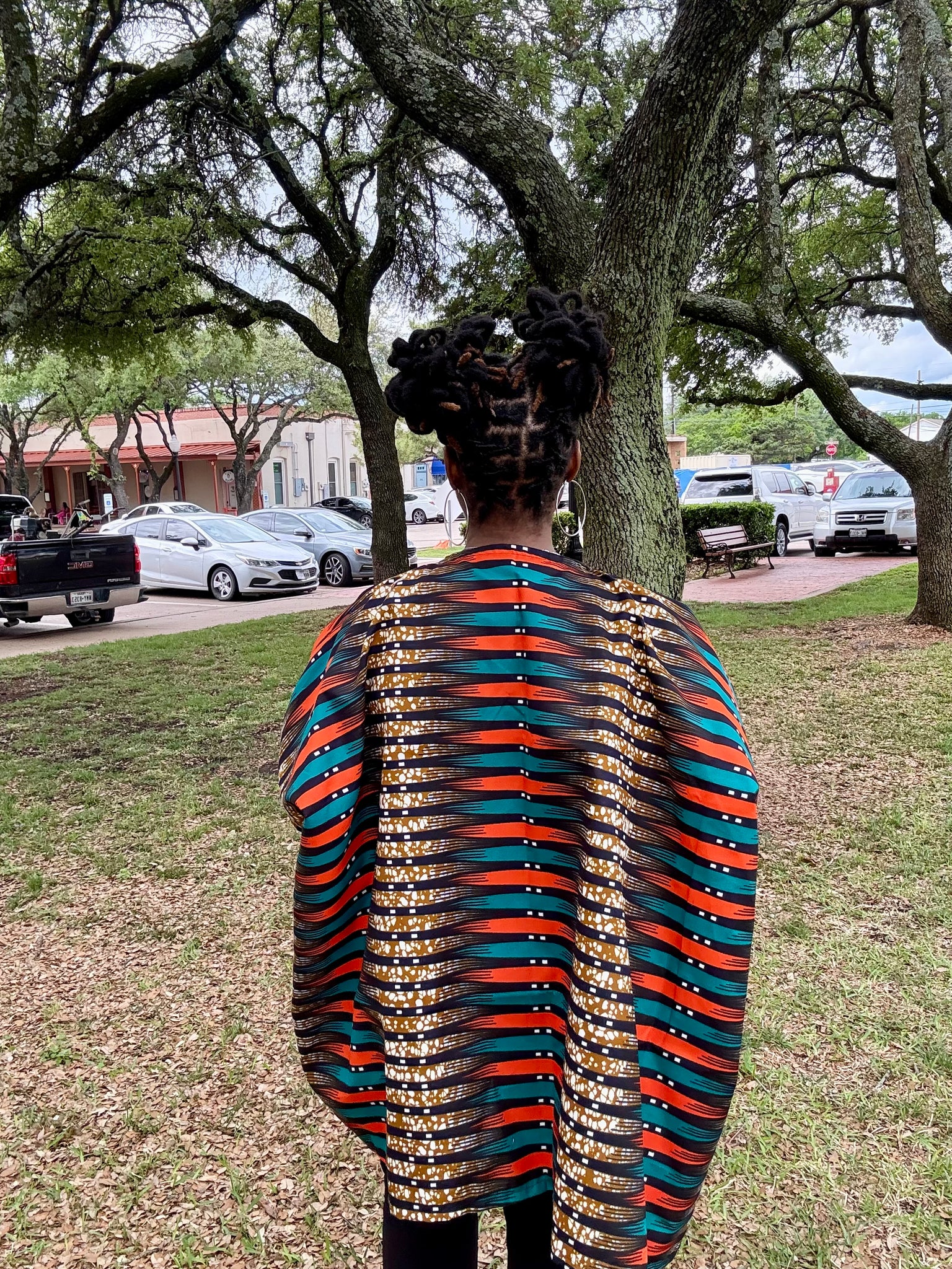 AMARA Vibrant African Print Kimono Jacket – Multicolor Ankara Open Front Duster