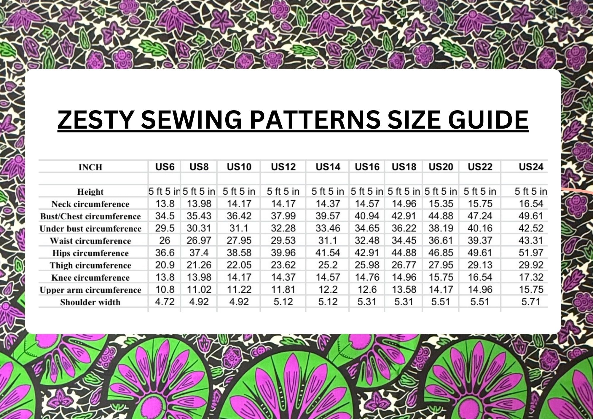 NZE High-Low Top| PDF Sewing Pattern – Sizes 6–24 (US M–3XL)