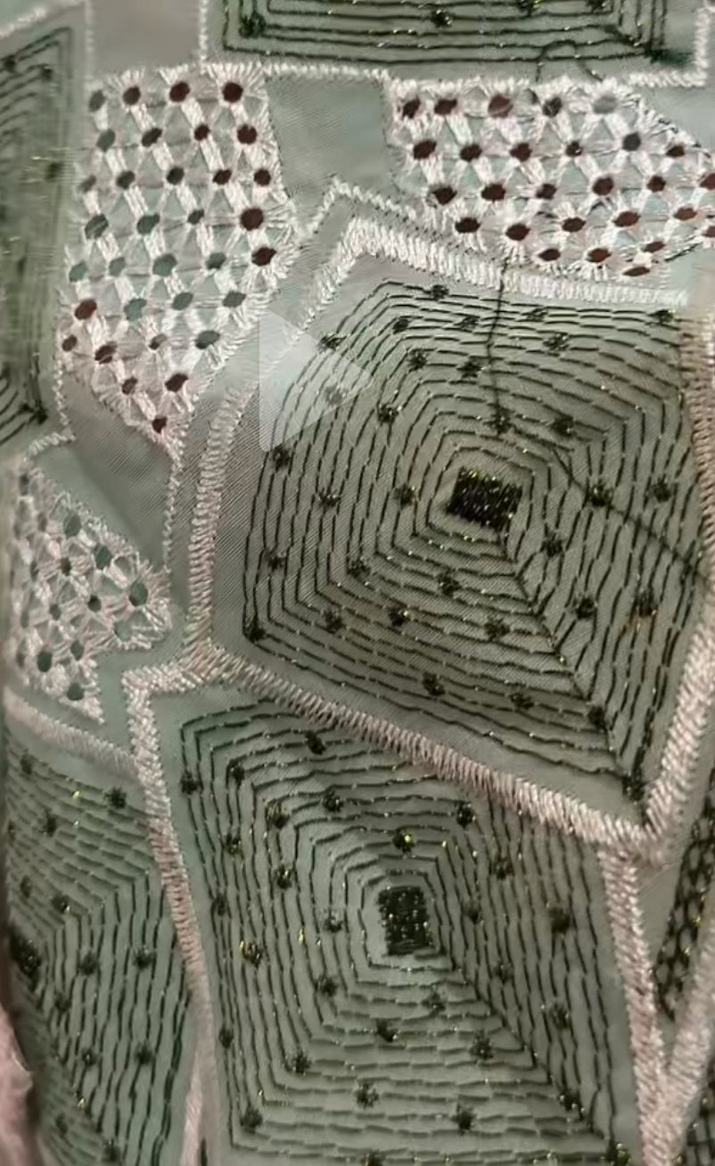 Green Lace One yard