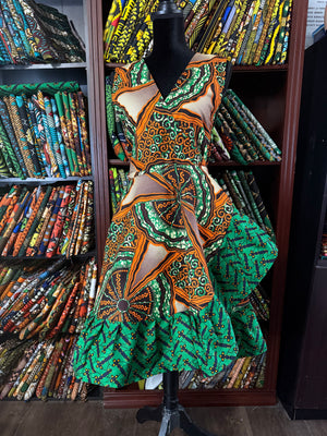 ADAEGO Wrap Dress (CUSTOM ONLY)