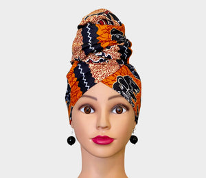 African Dance Head - Wrap - Zesty - Couture