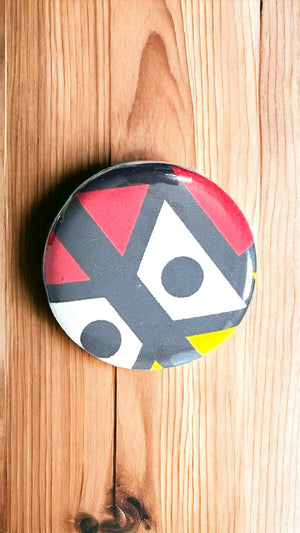 Afro Badges/Pin - Back Buttons - Zesty - Couture