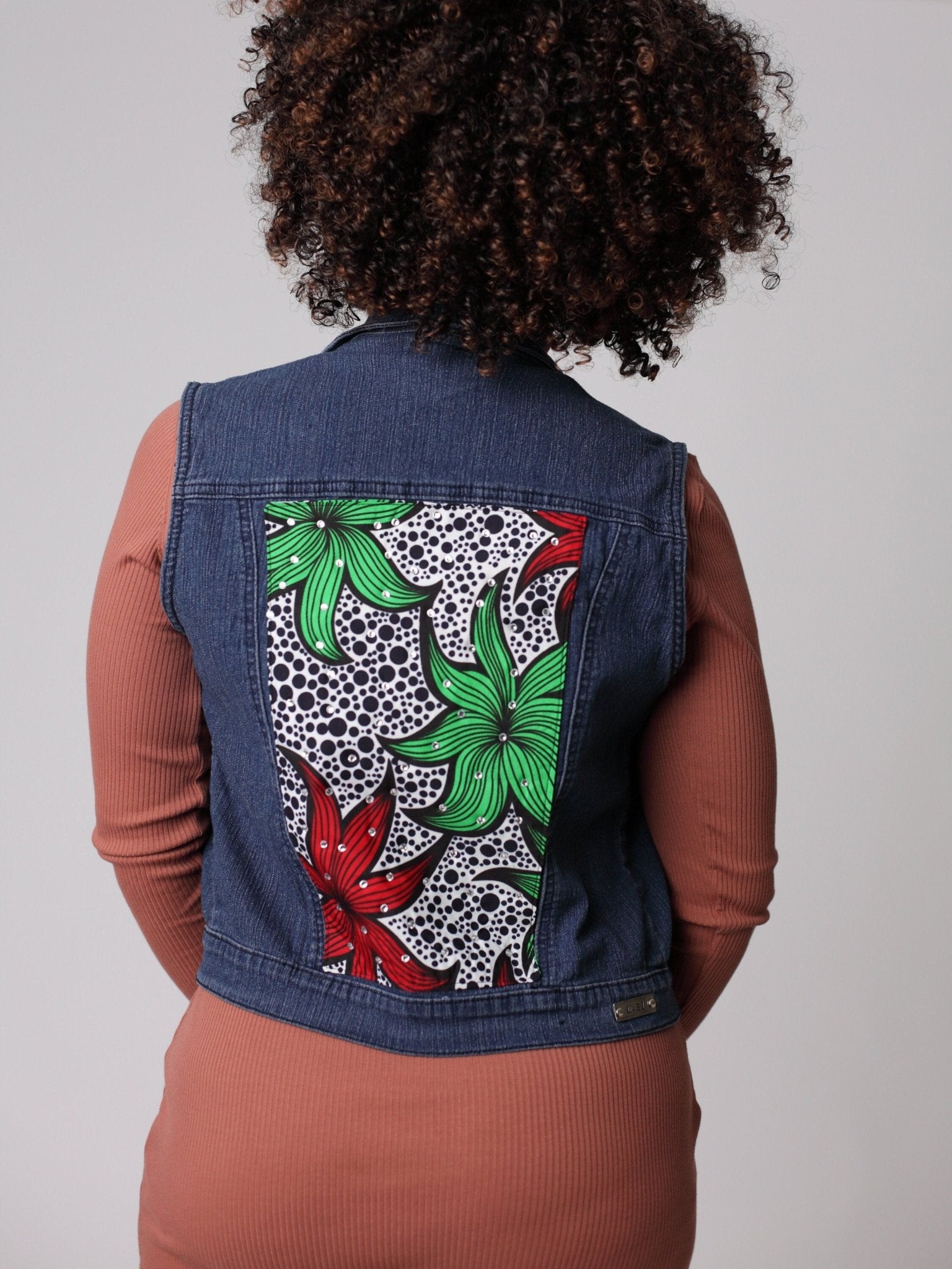 Afro - Boho Denim Jacket - Zesty - Couture