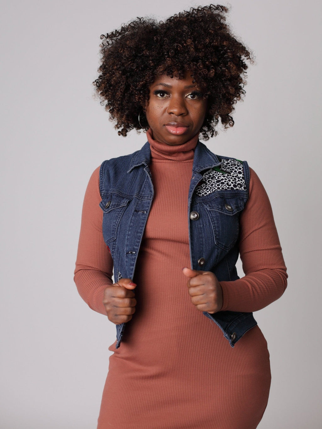 Afro - Boho Denim Jacket - Zesty - Couture