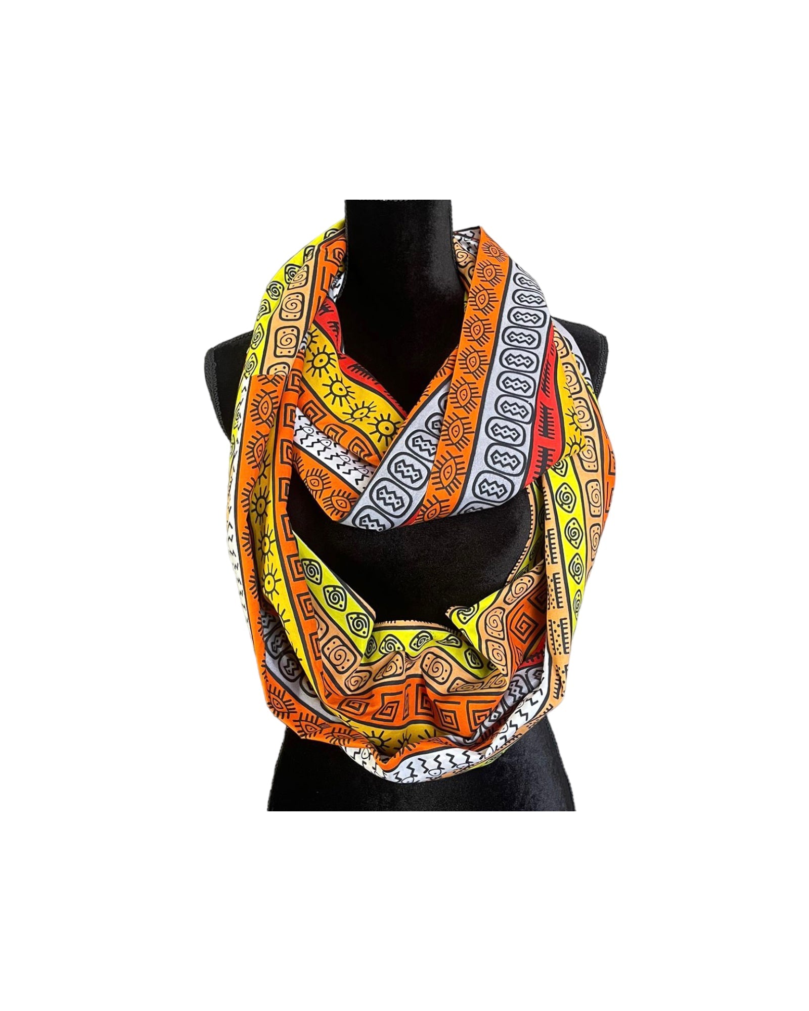 AGHOGHO Infinity Scarf - Zesty - Couture