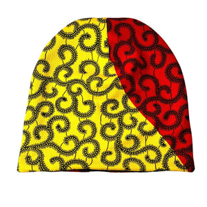 Ankara Beanie Hat - Zesty - Couture