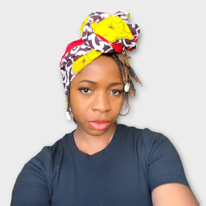 Ankara Head - Wraps (CUSTOM) - Zesty - Couture