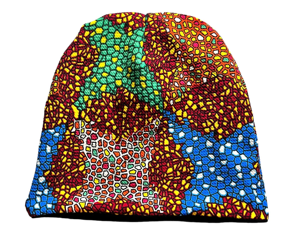 Beanie Hat Ankara - Zesty - Couture