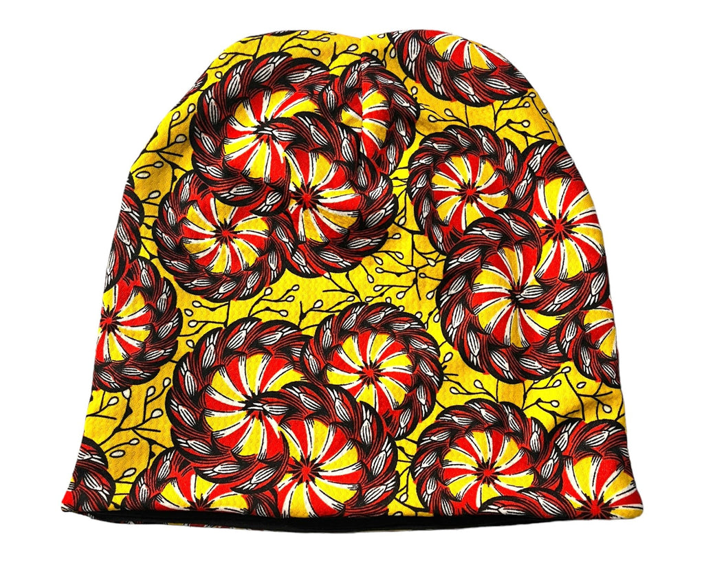 Beanie Hat Ankara - Zesty - Couture