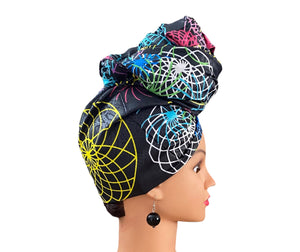 Black/Blue/Yellow Head - Wrap - Zesty - Couture