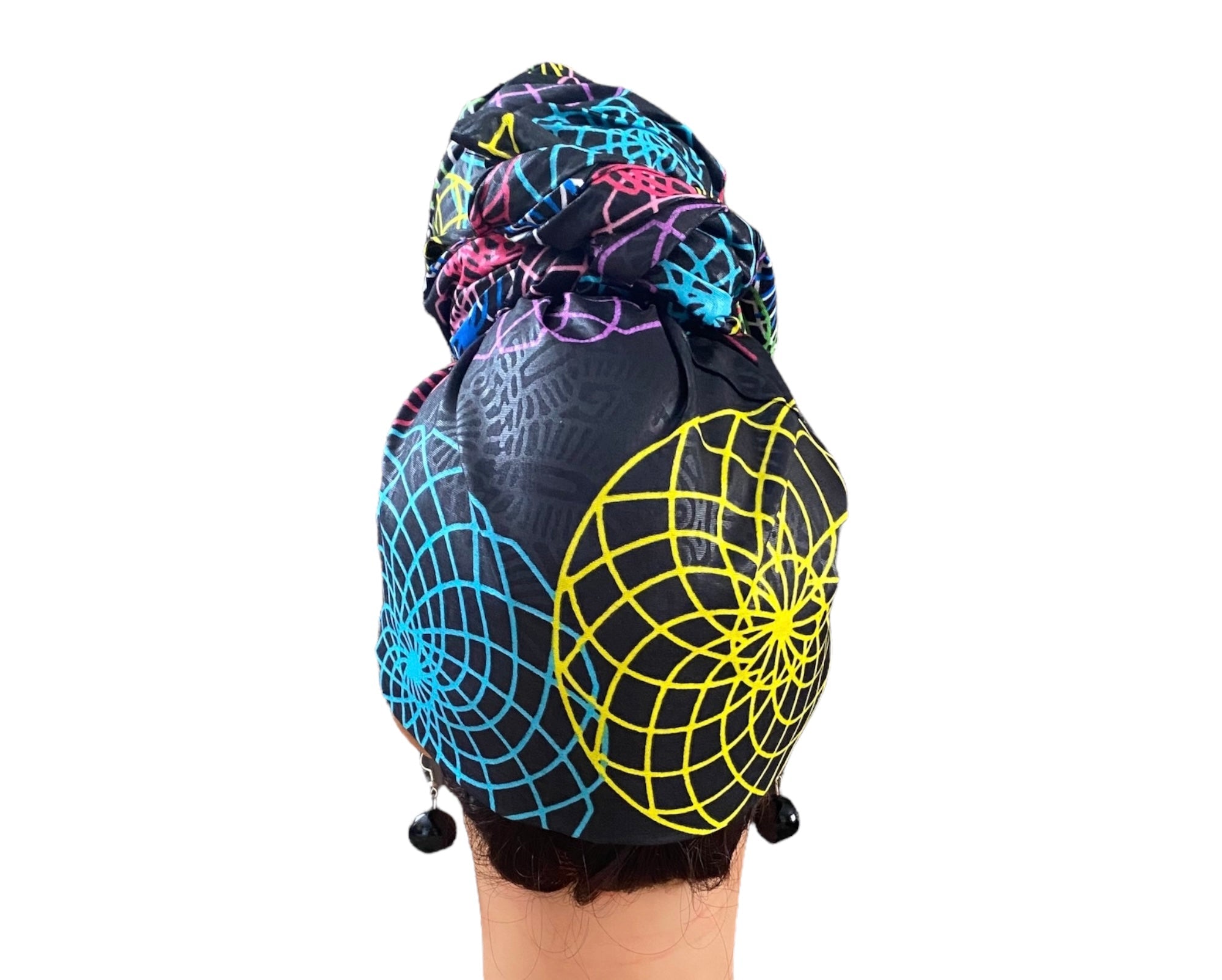 Black/Blue/Yellow Head - Wrap - Zesty - Couture