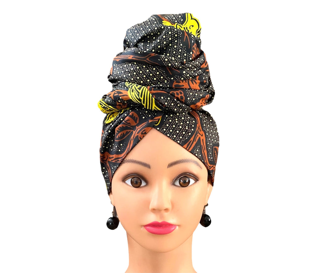 Brown/Yellow Head - Wrap - Zesty - Couture