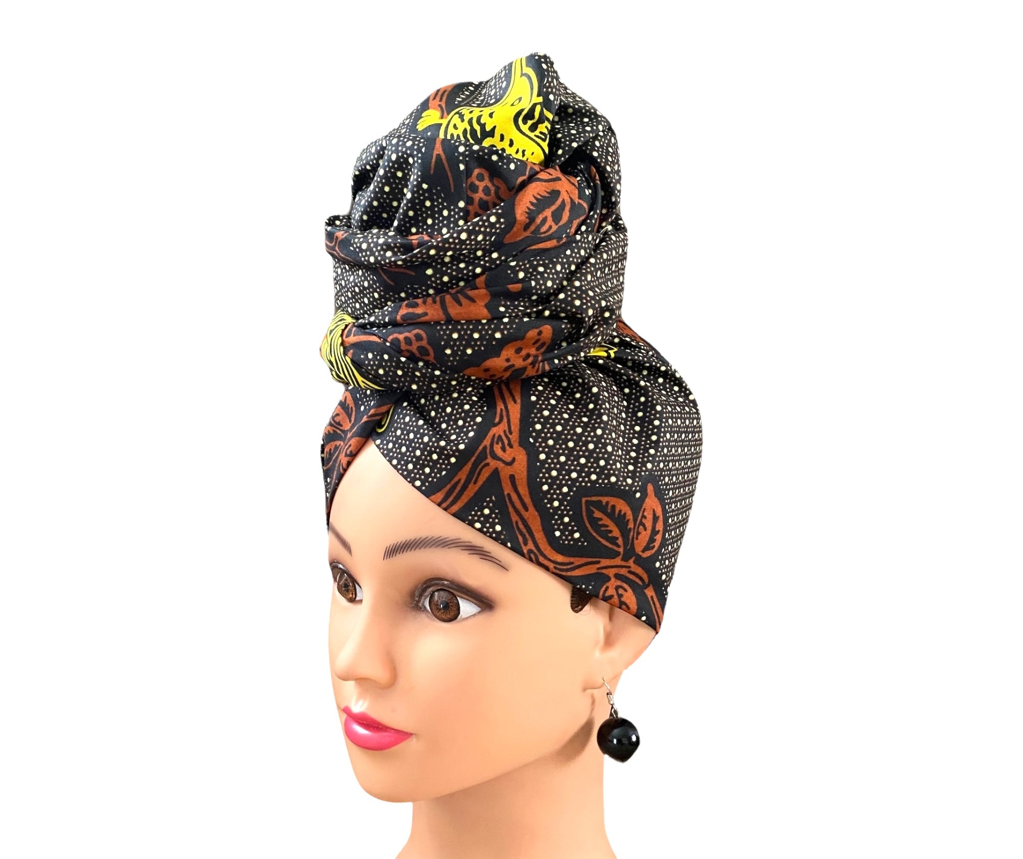 Brown/Yellow Head - Wrap - Zesty - Couture