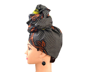 Brown/Yellow Head - Wrap - Zesty - Couture