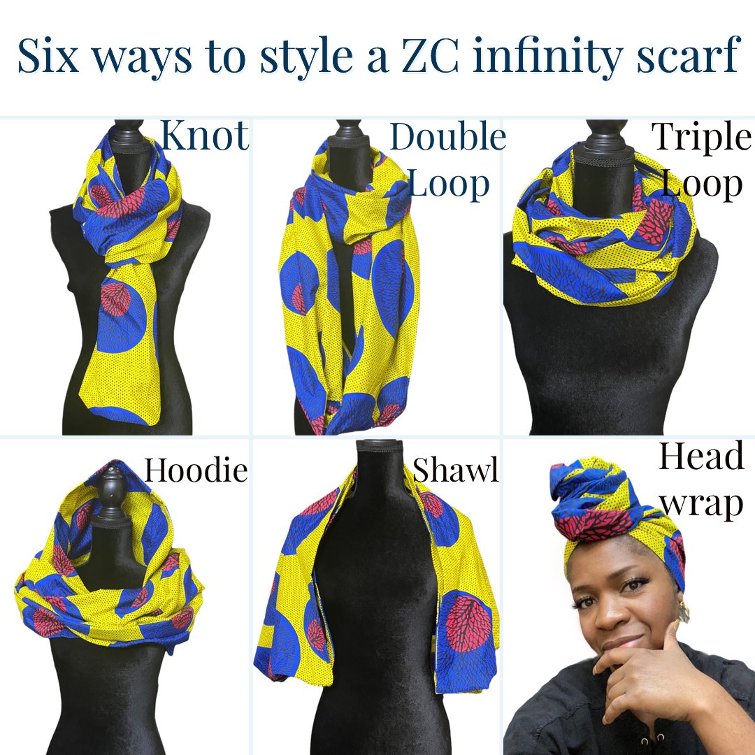 Custom Infinity Scarf - Zesty - Couture