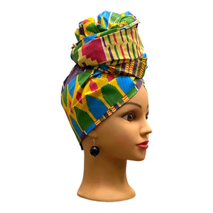 DHAKIRAH Head Wrap - Zesty - Couture