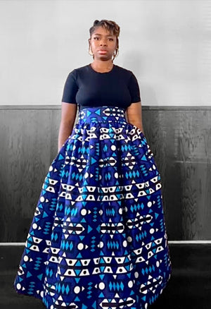 EZENWA Maxi Skirt (Custom) - Zesty - Couture