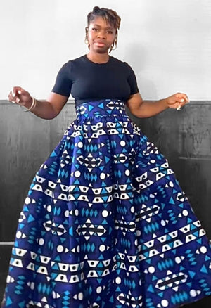 EZENWA Maxi Skirt (Custom) - Zesty - Couture