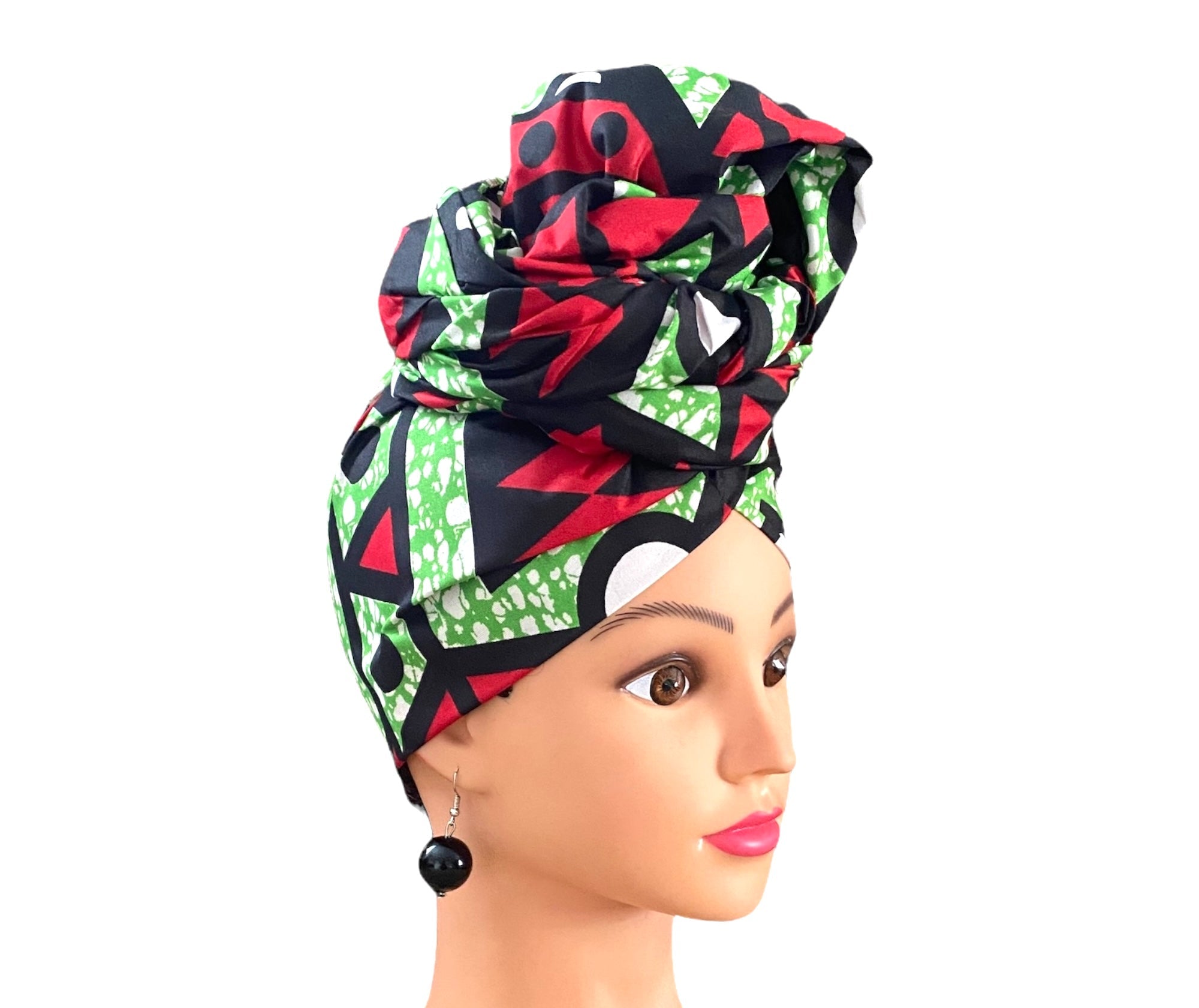 Green/Red Head - Wrap - Zesty - Couture