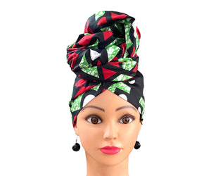 Green/Red Head - Wrap - Zesty - Couture