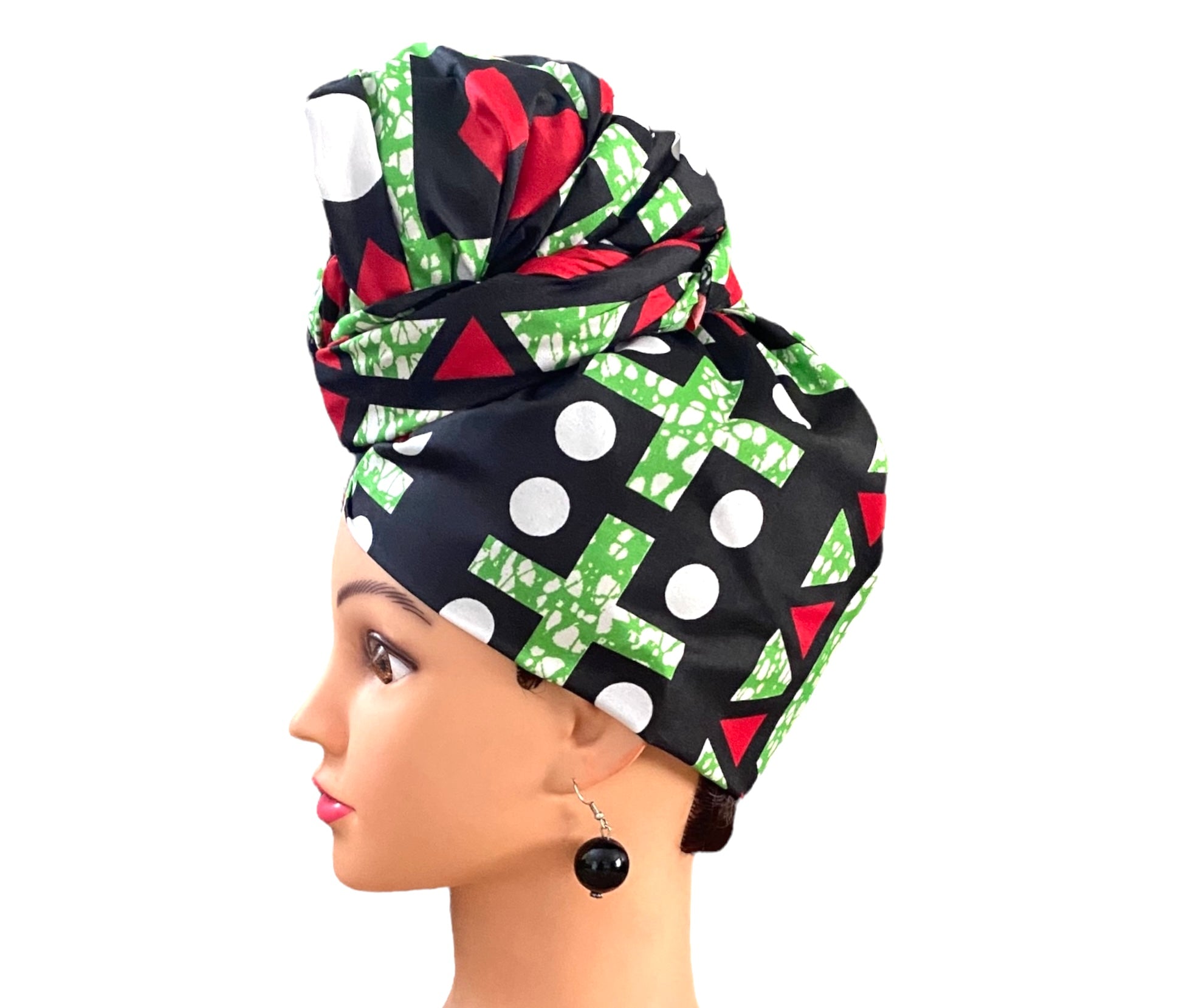 Green/Red Head - Wrap - Zesty - Couture