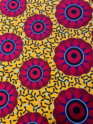 Half Knit Ankara Design Fabric