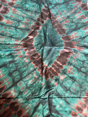 Silk Adire Fabric