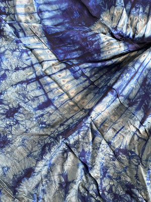 Silk Adire Fabric