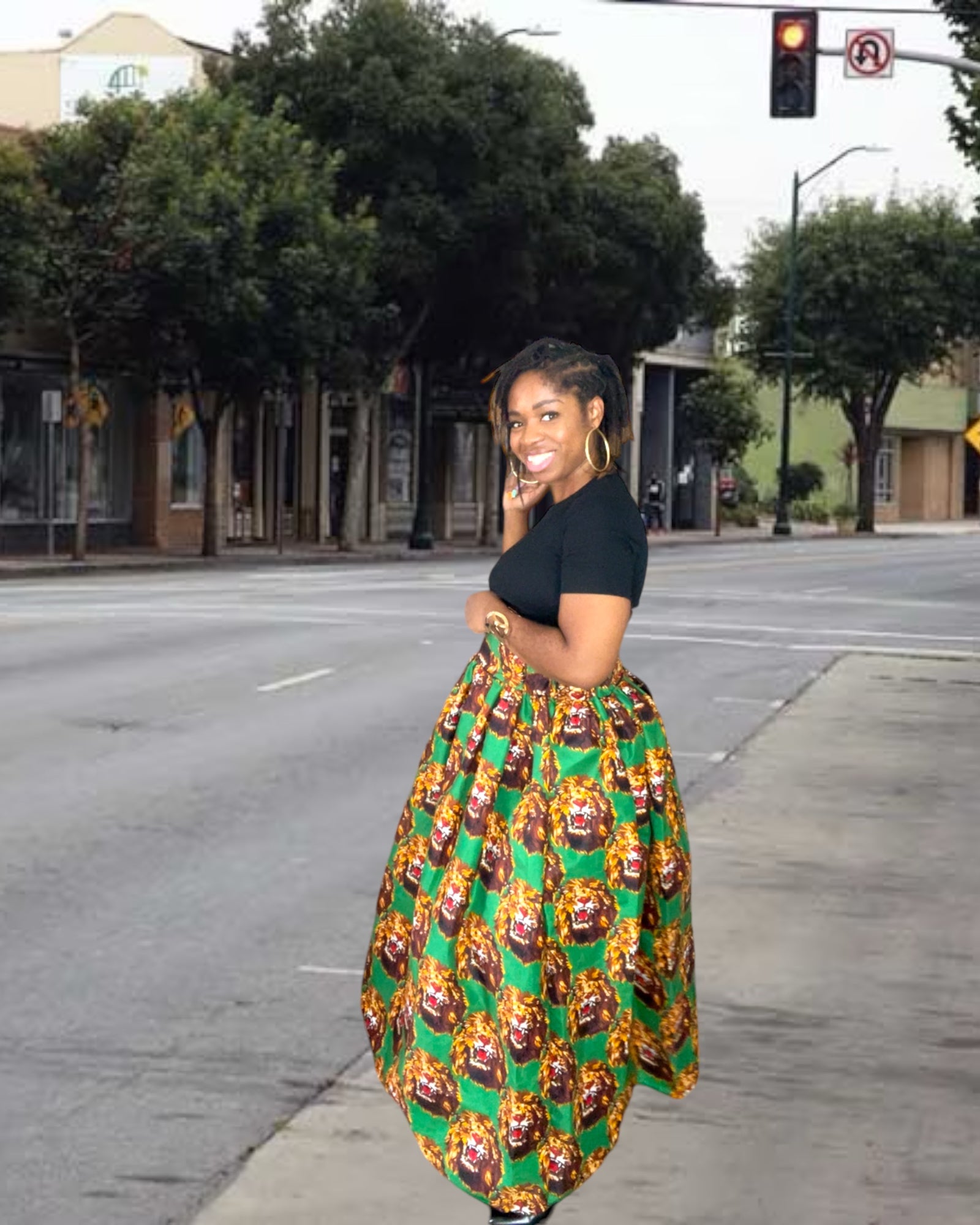 ISI - AGU Maxi Skirt - Zesty - Couture