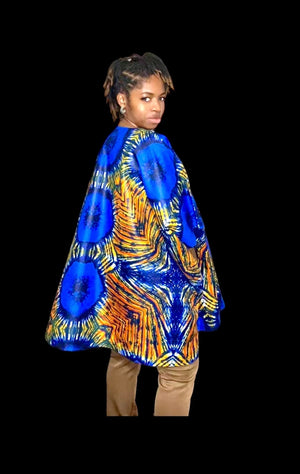 Kampala Kaftan Unisex Top - Zesty - Couture