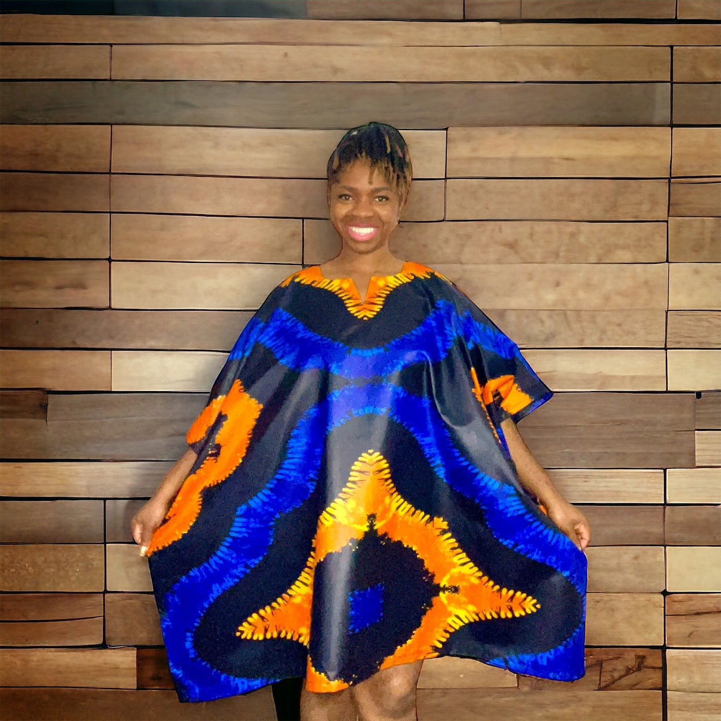 Kampala Kaftan Unisex Top - Zesty - Couture