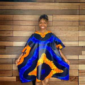 Kampala Kaftan Unisex Top - Zesty - Couture