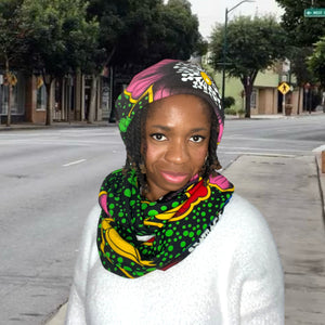 Matching Beanie and Infinity Scarf - Zesty - Couture