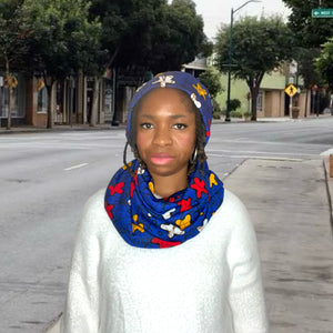 Matching Beanie and Infinity Scarf - Zesty - Couture