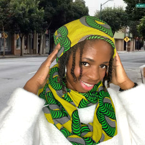 Matching Beanie and Infinity Scarf - Zesty - Couture