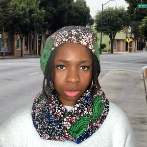 Matching Beanie and Infinity Scarf - Zesty - Couture