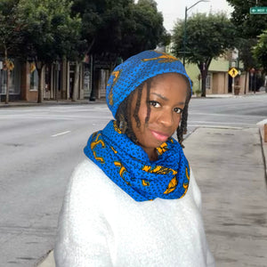 Matching Beanie and Infinity Scarf - Zesty - Couture