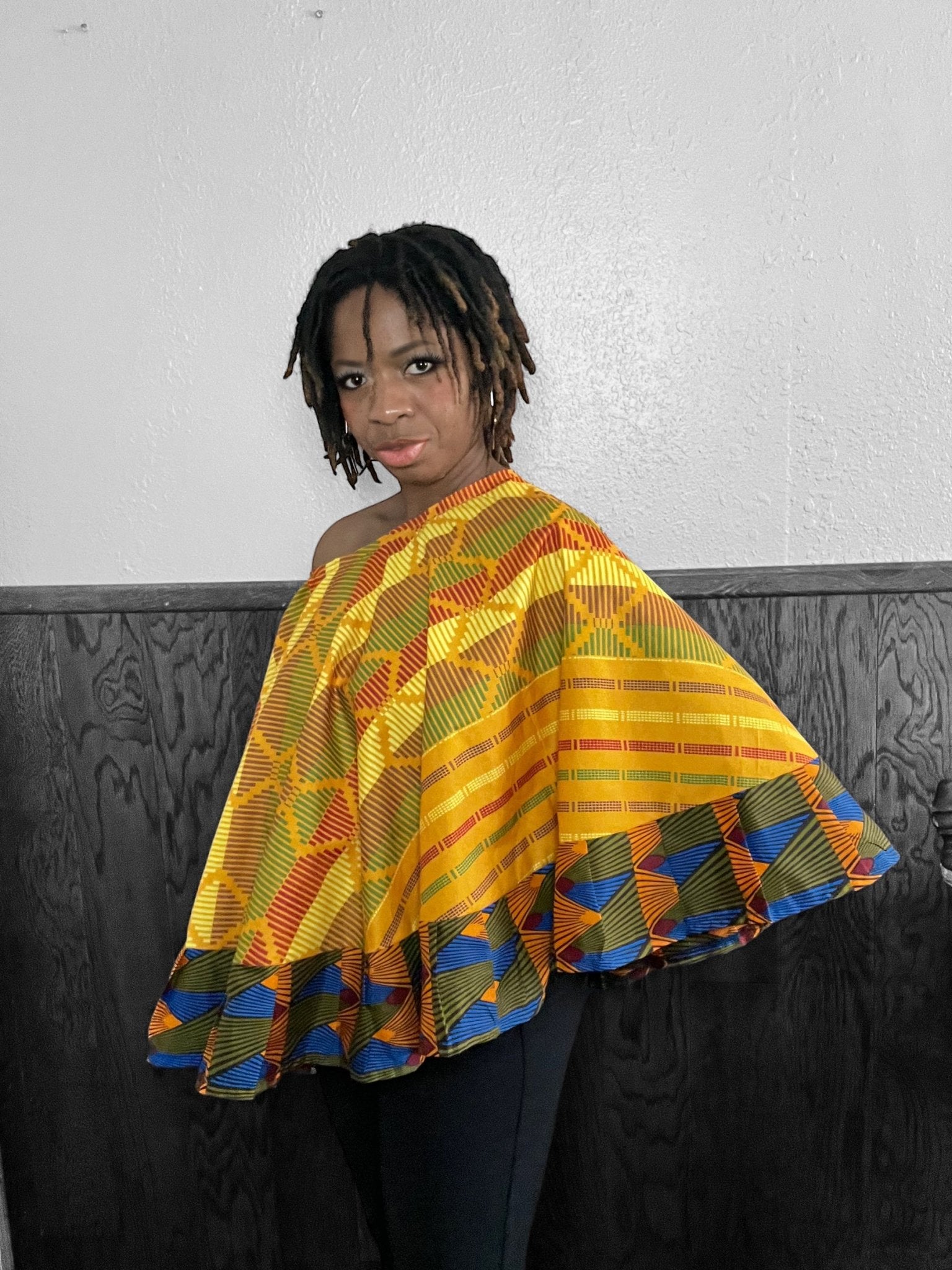 NKECHI Cape Top/Shrug - Zesty - Couture