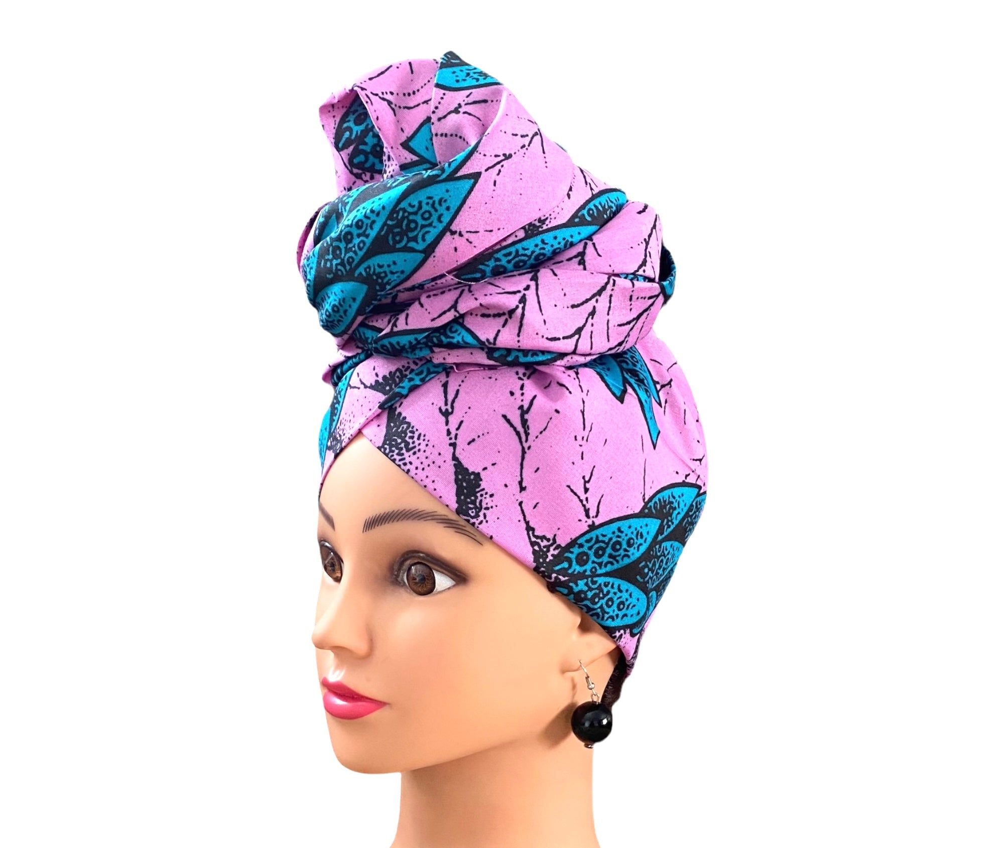 Purple/Turquoise Head - Wrap - Zesty - Couture