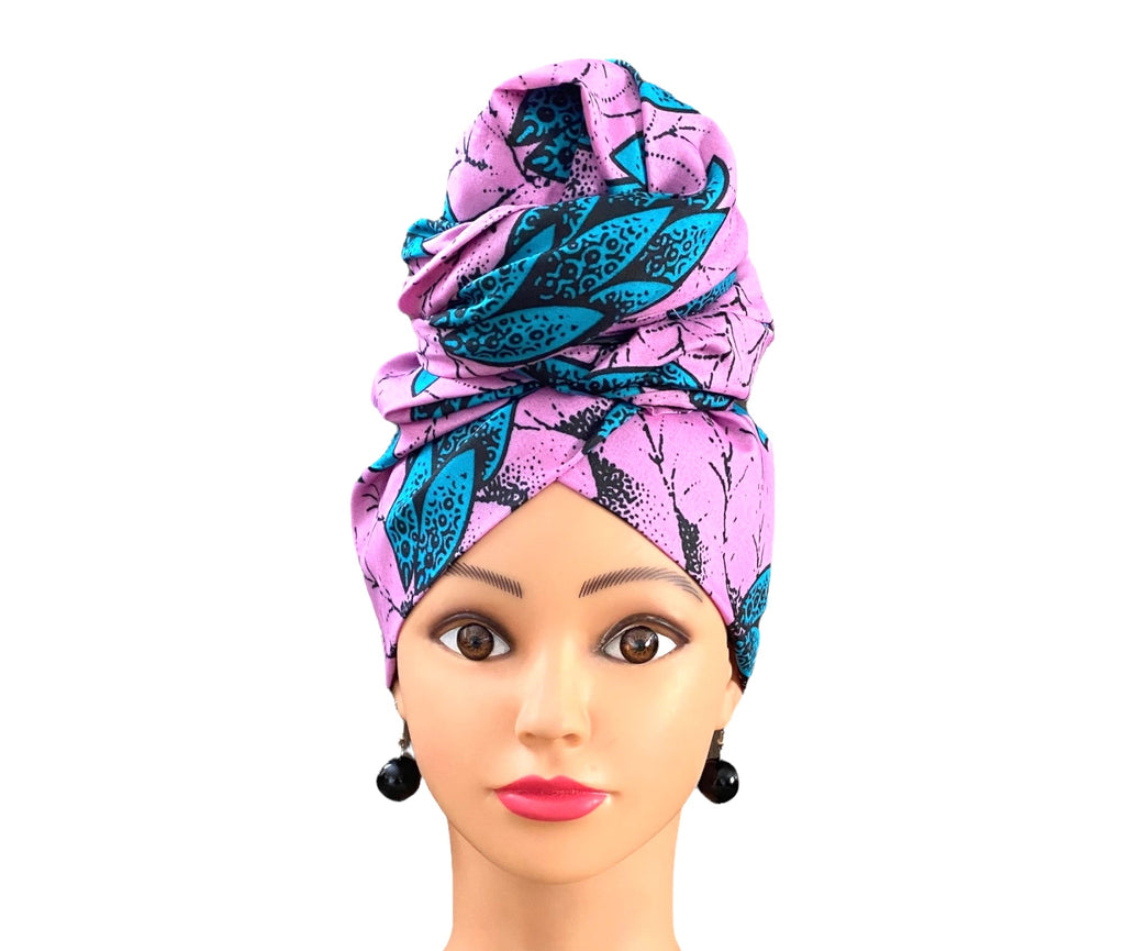 Purple/Turquoise Head - Wrap - Zesty - Couture