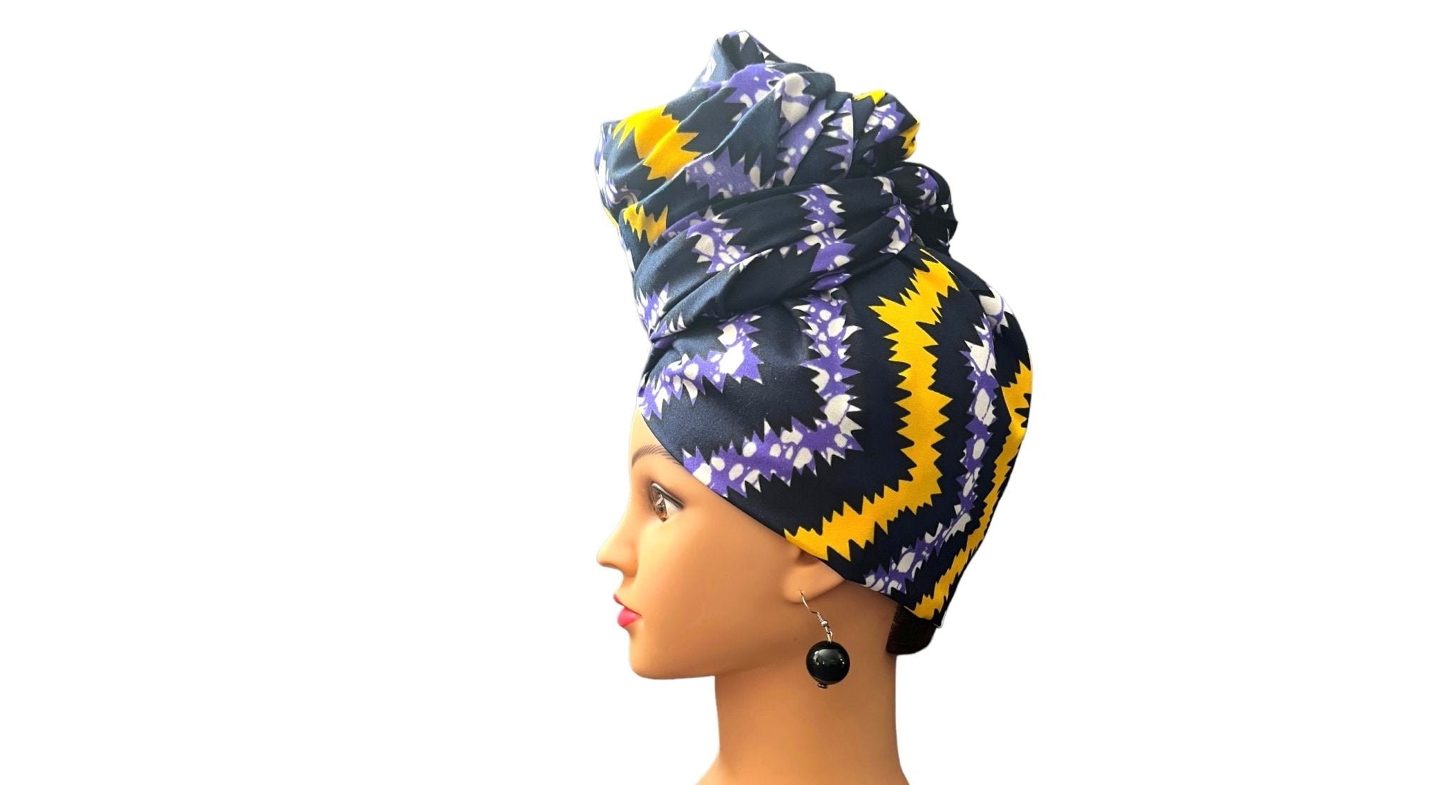 Purple/Yellow Head - Wrap - Zesty - Couture