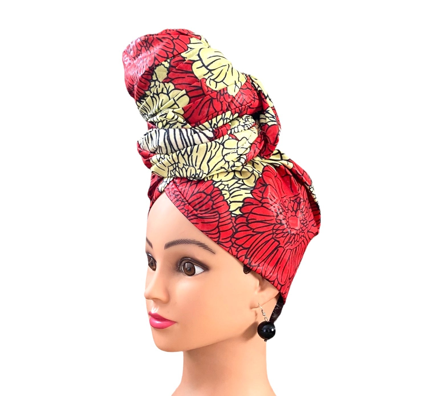 Red/Cream Head - Wrap - Zesty - Couture